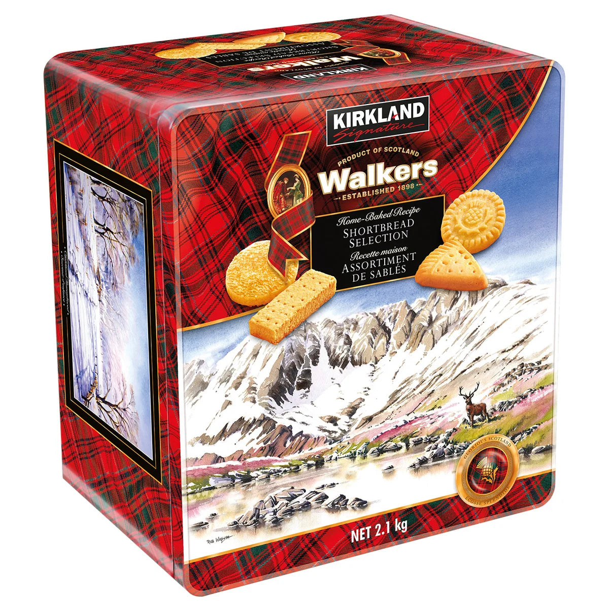 Kirkland Signature Walkers Selection Shortbread Cookies, 2.1 kg