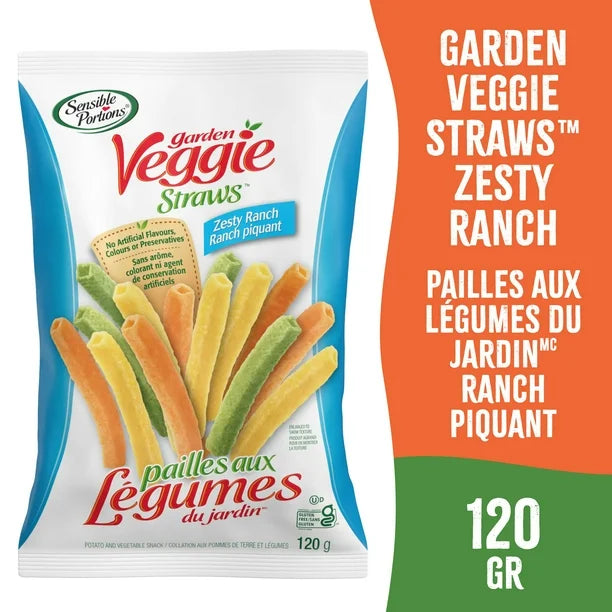 Sp Zesty Ranch Straws 120g
