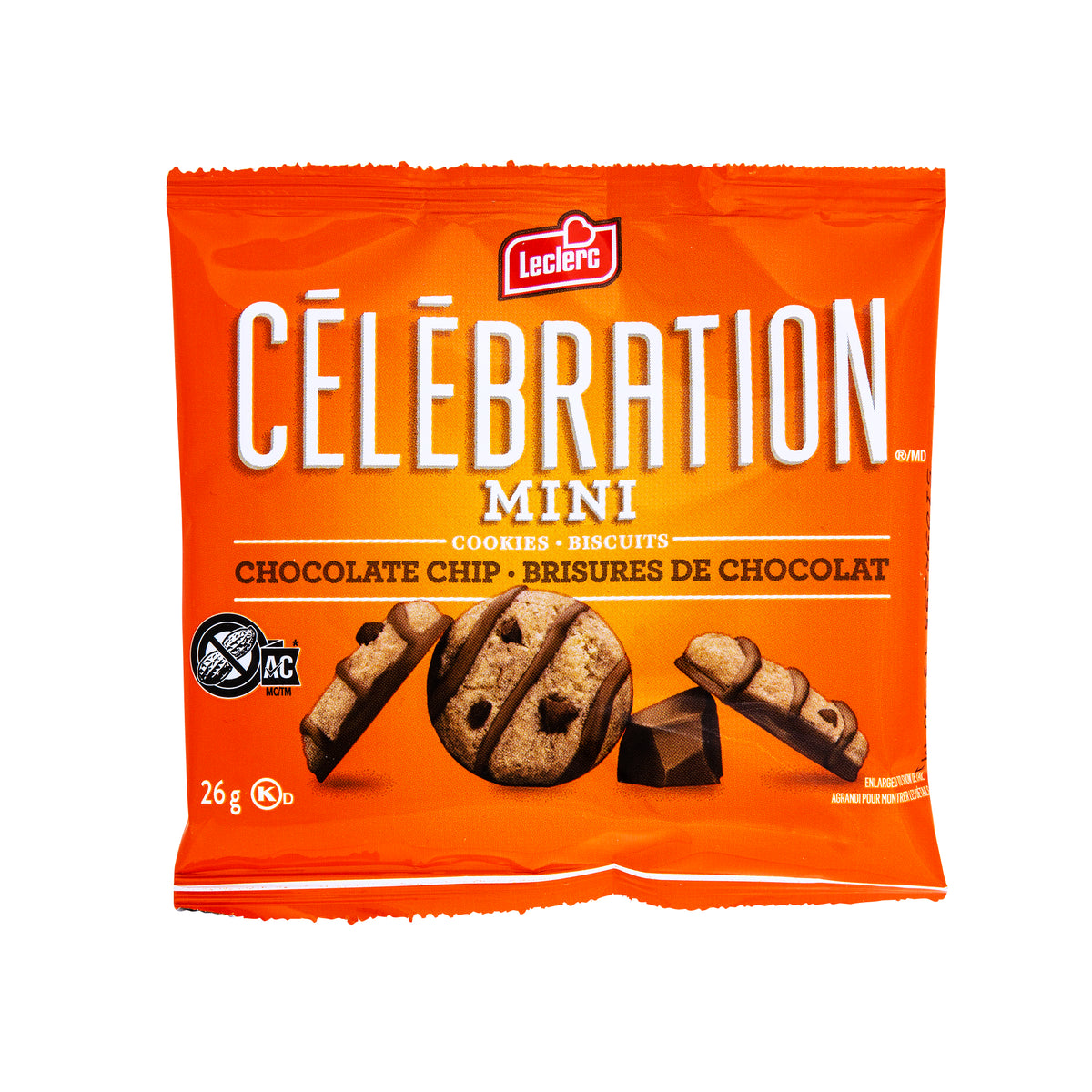 Leclerc Celebration Mini Chocolate Chip Cookies Pack Of 30 780g leclerc-celebration-mini-chocolate-chip-cookies-pack-of-30-780g