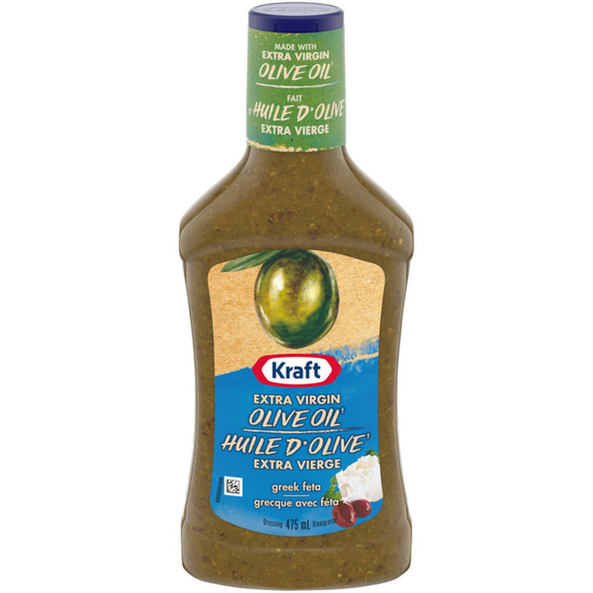 Kraft Greek Feta Extra Virgin 475 Ml