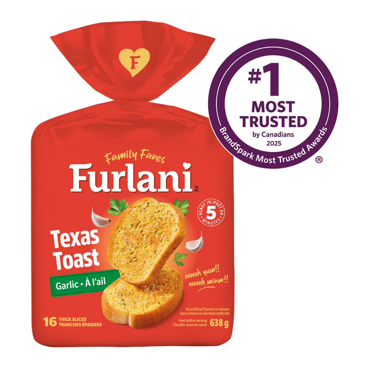 Furlani Garlic Toast Texas 638g