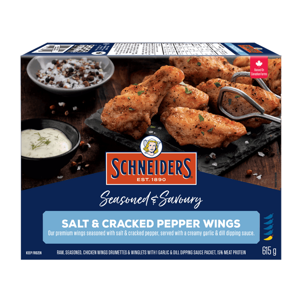 Schneiders Salt and Pepper Chicken Wings 615g