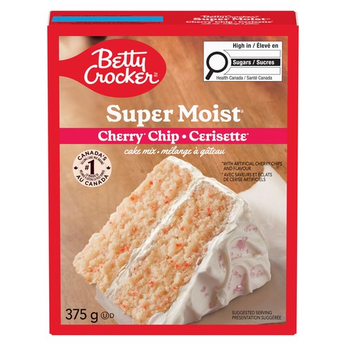 B C Supermoist Cake Mix Cherry Chip 375g