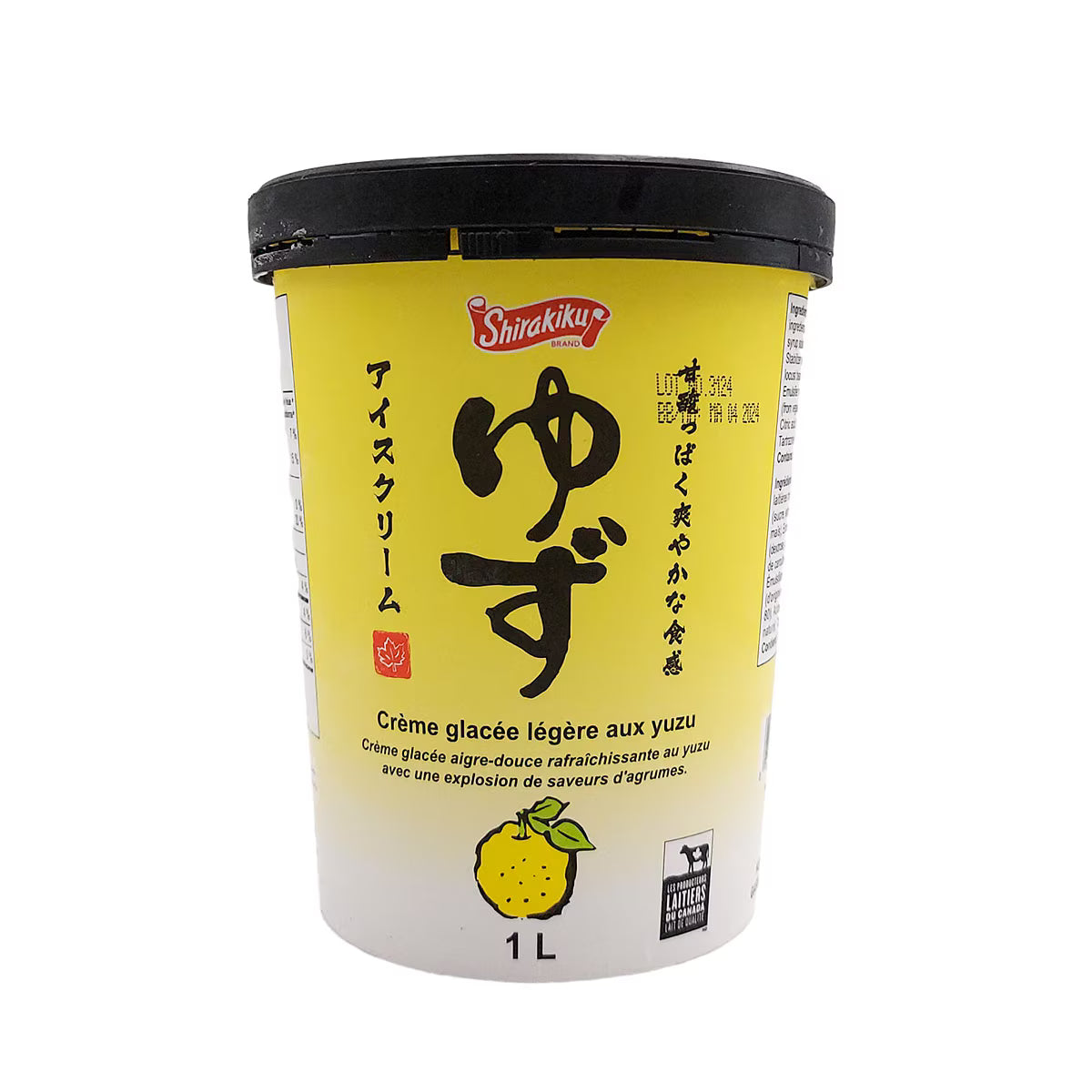 Shirakiku Yuzu Ice Cream (1L)