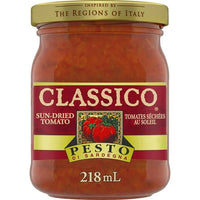 Classico Pesto Sundried Tomato 218ml