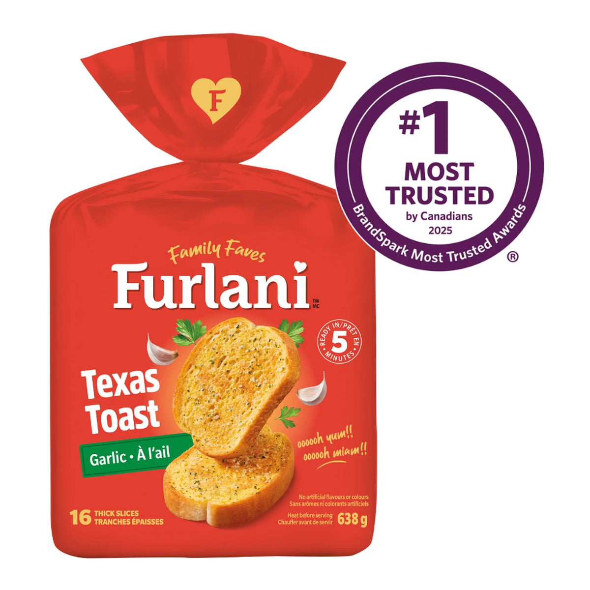 FURLANI Garlic Toast Original, 638 g