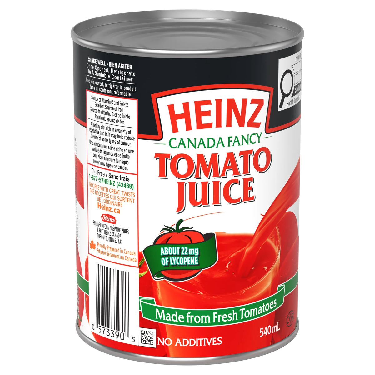 Heinz Tomato Juice Can, 540 mL