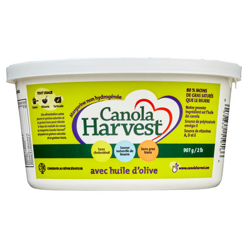 Canola Harvest w/ Olive Oil Non Hydrogenated Margarine, 907 g