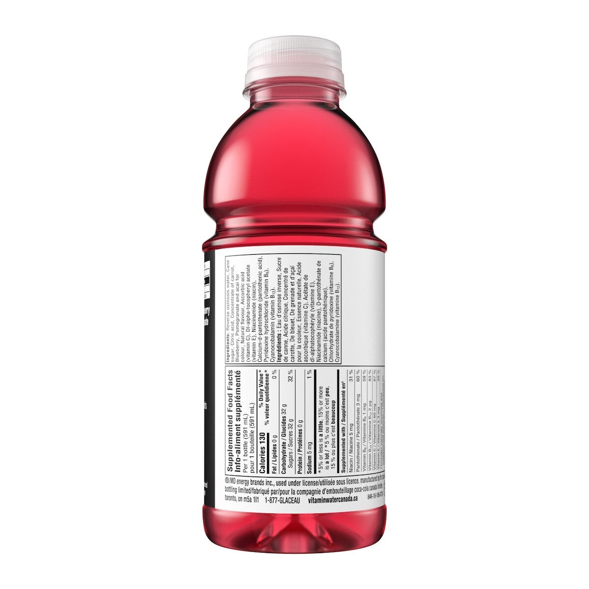 Glaceau Vitaminwater Acai Blueberry Pomegranate XXX Water, 591 mL
