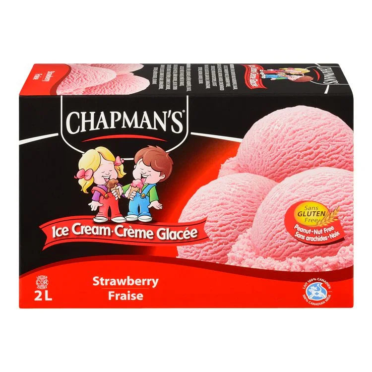Chapman's Original Strawberry Ice Cream, 2 L
