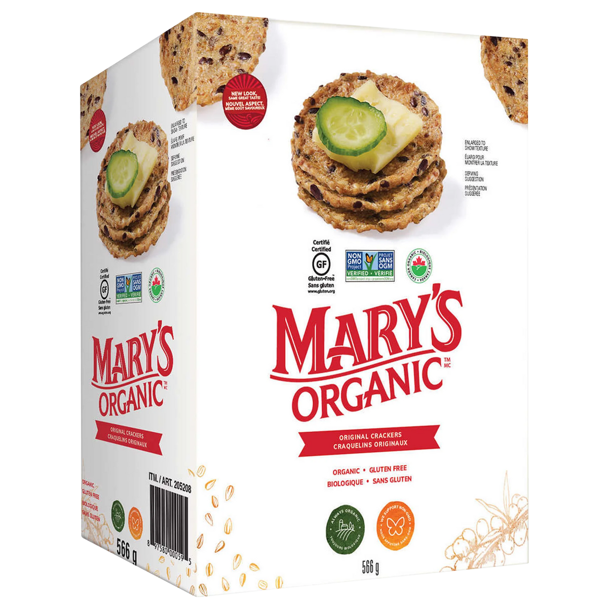 Mary's Gone Crackers Organic Original Crackers, 2 × 283 g