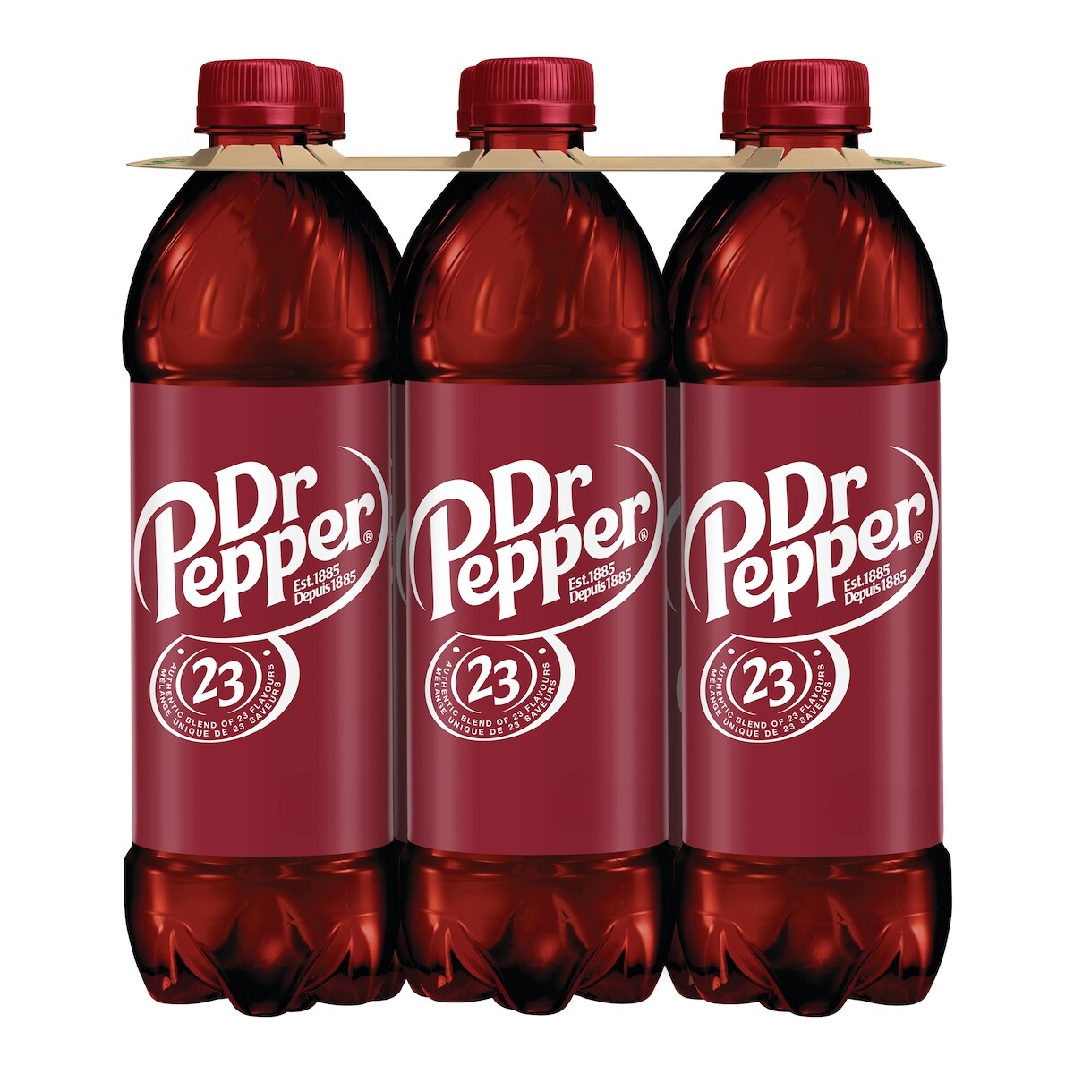 Dr Pepper Soda, 6 × 710 mL
