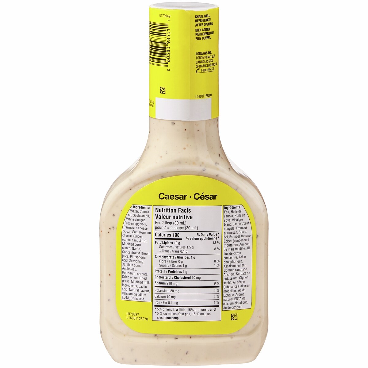 No Name Caesar Dressing, 475 mL