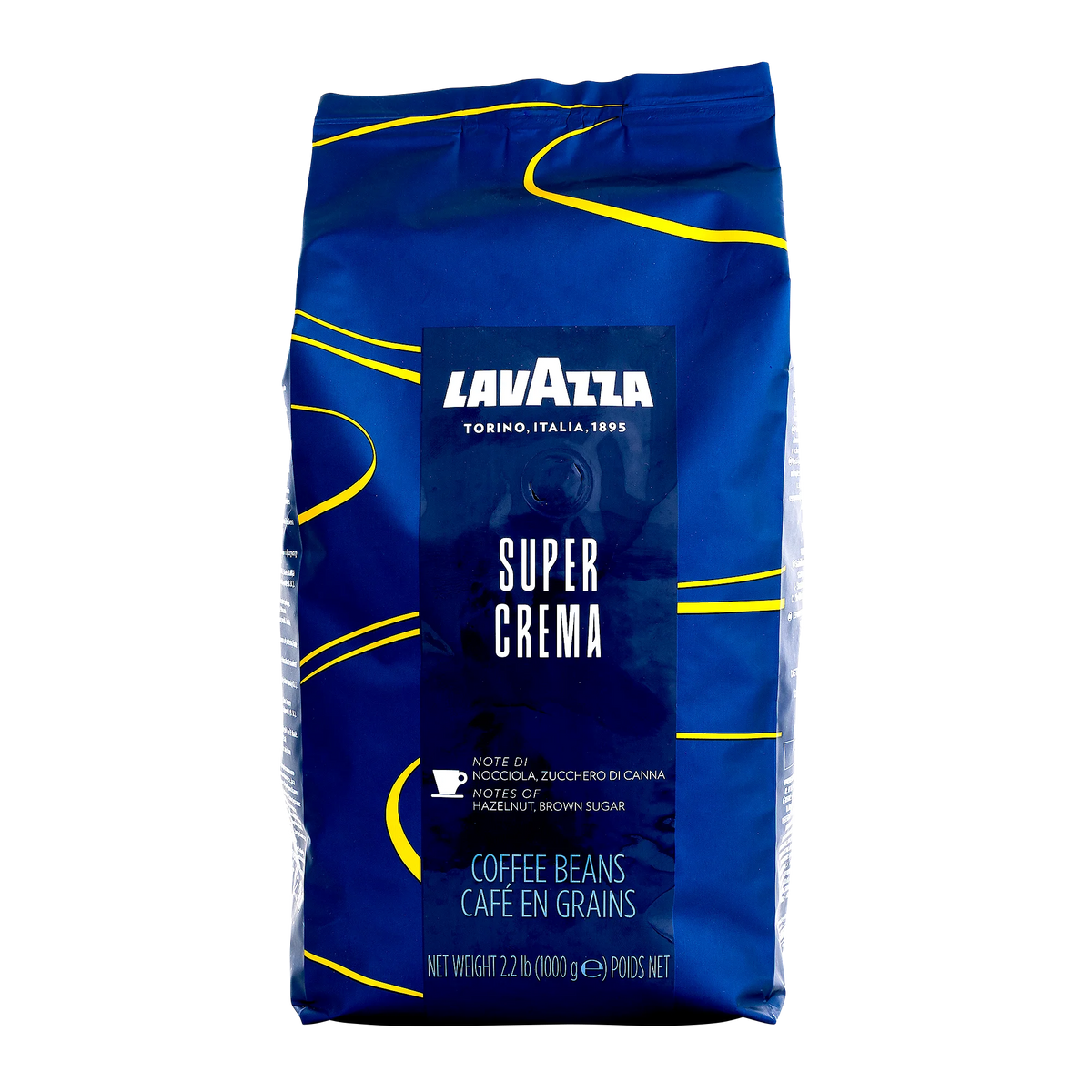 Lavazza Super Crema Whole Bean Coffee, 1 kg