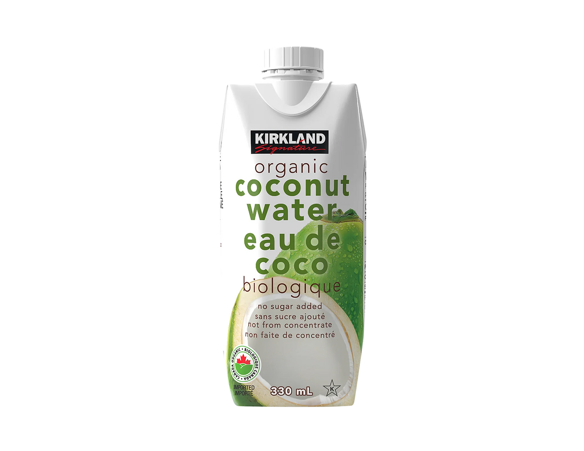 Kirkland Signature Organic Sugar Free Coconut Water, 12 × 330 mL