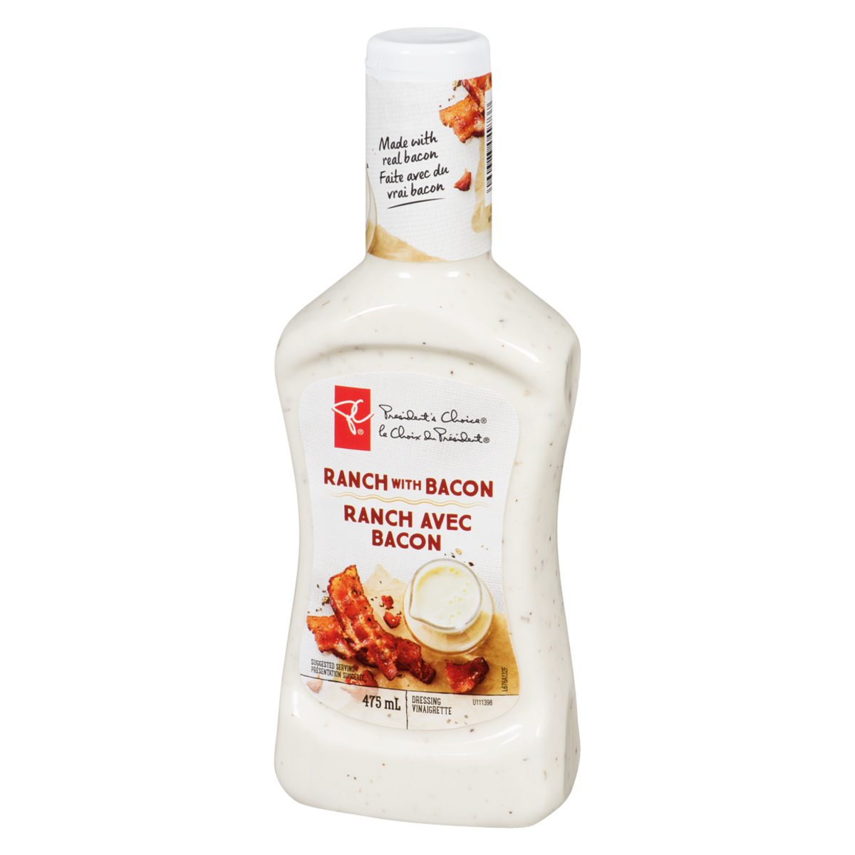 President's Choice Ranch with Bacon Dressing, 475 mL