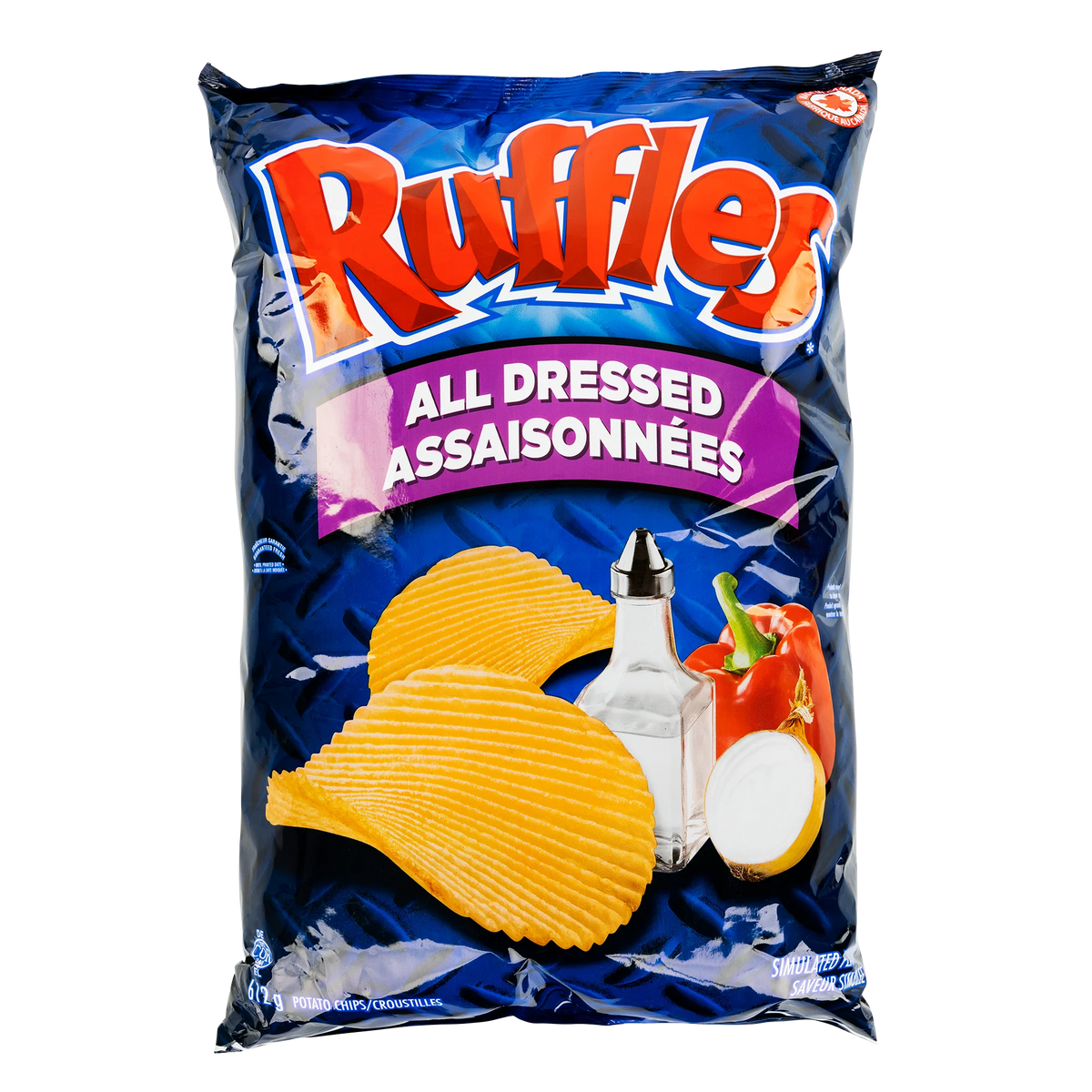 Ruffles All Dressed Potato Chips, 612 g