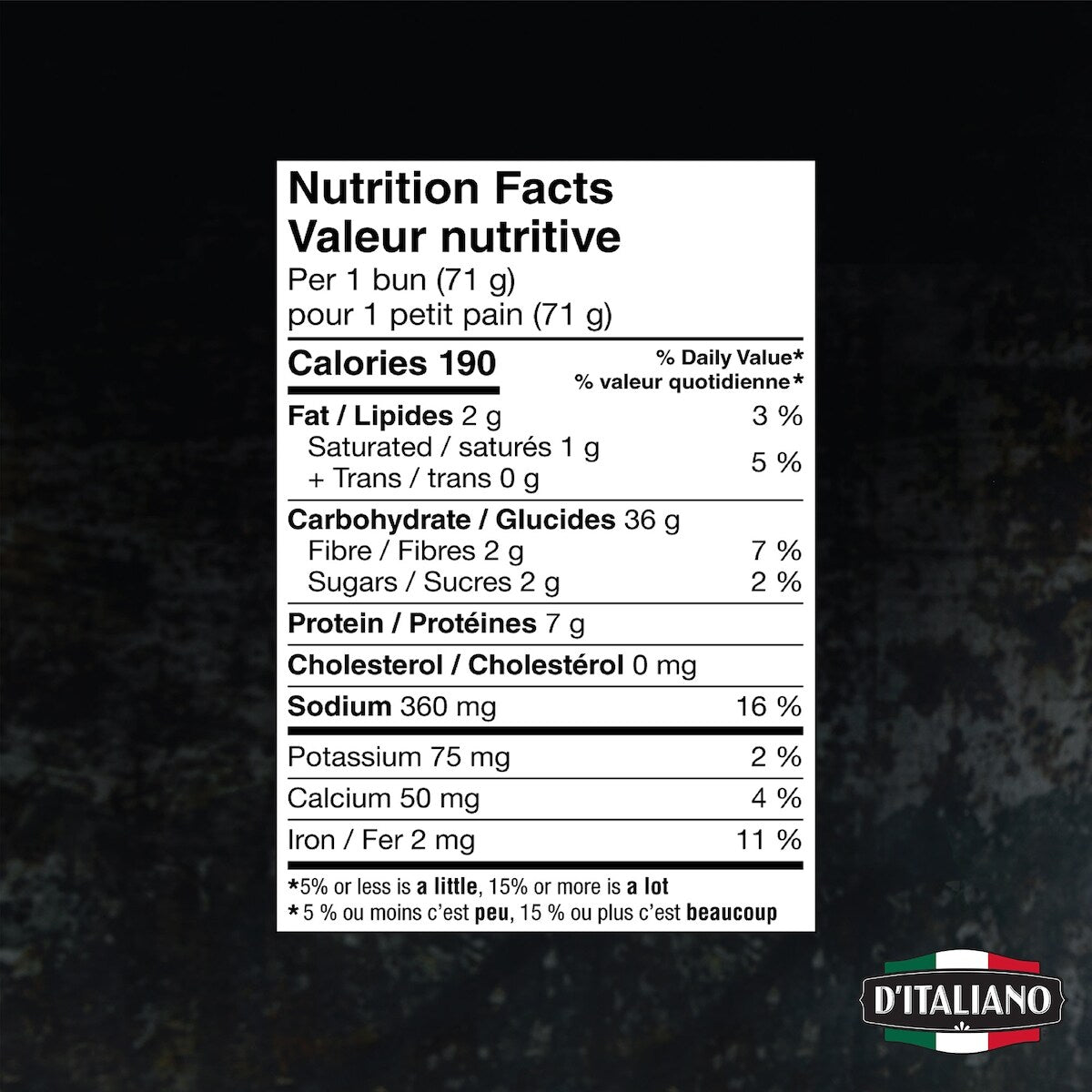D'Italiano Original Crustini Buns, 8 count, 568 g