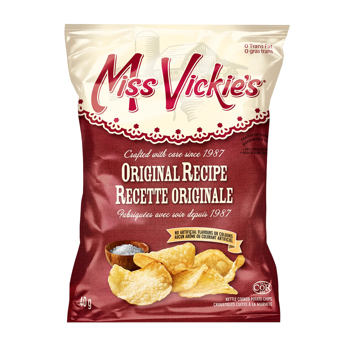 Miss Vickie's Original Chips, 40 × 40 g