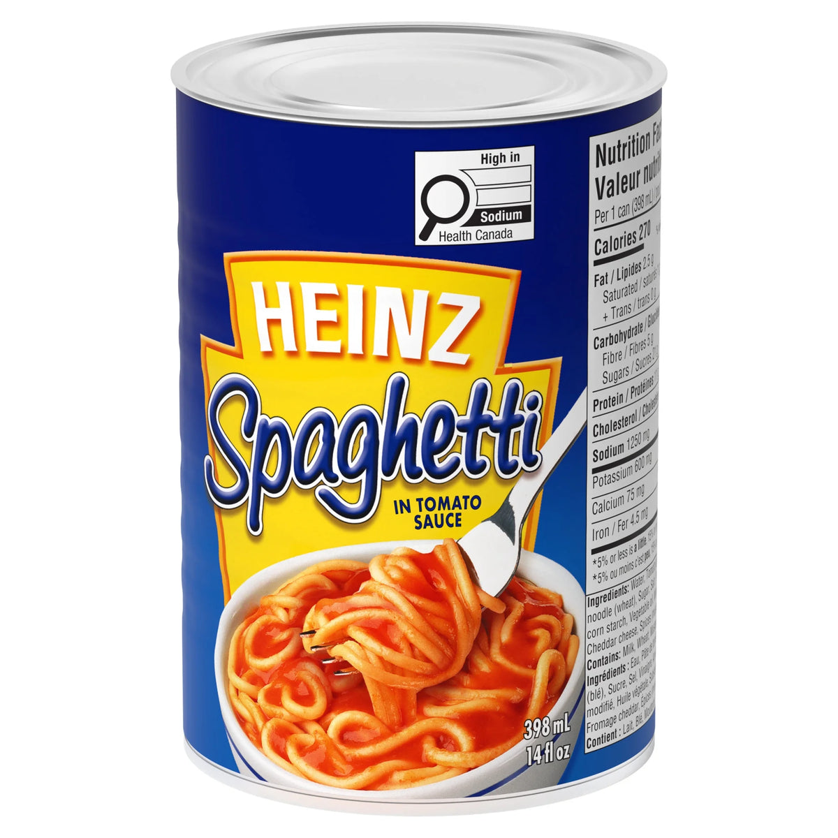Heinz Spaghetti in Tomato Sauce with Cheese, 398 mL