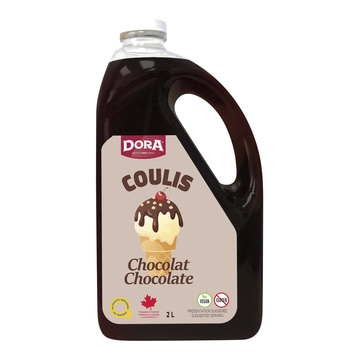 Dora Chocolate Dessert Topping, 2 L