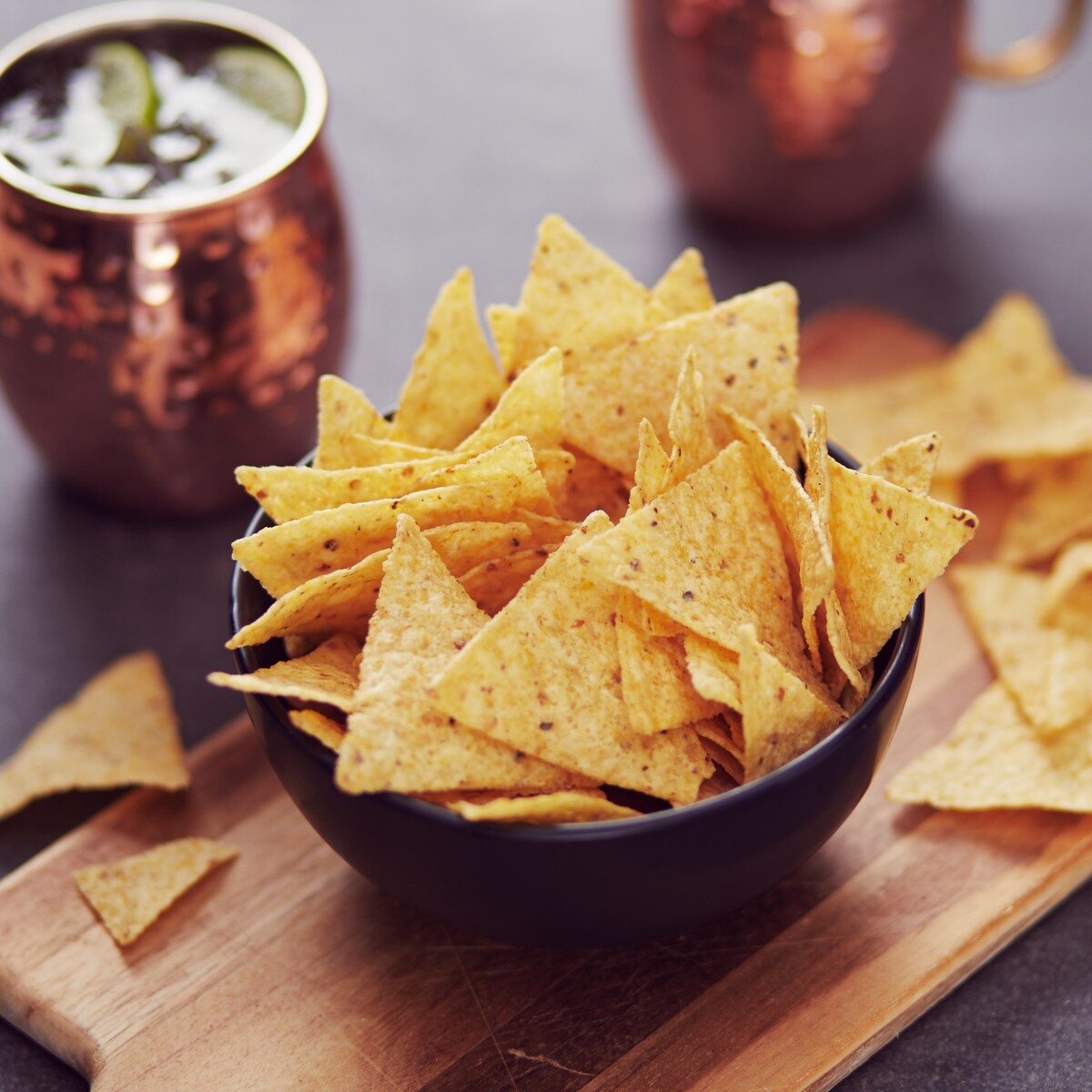 Que Pasa Organic Unsalted Tortilla Chips, 350 g