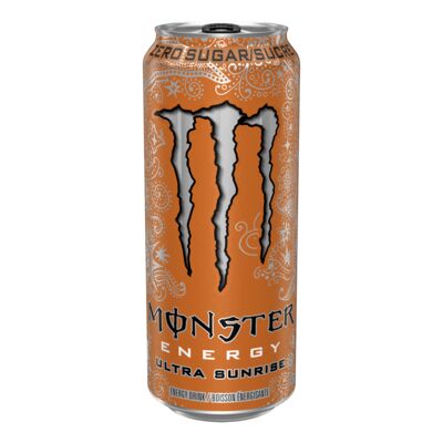 Monster Ultra Sunrise Zero Sugar Energy Drink, 473 mL