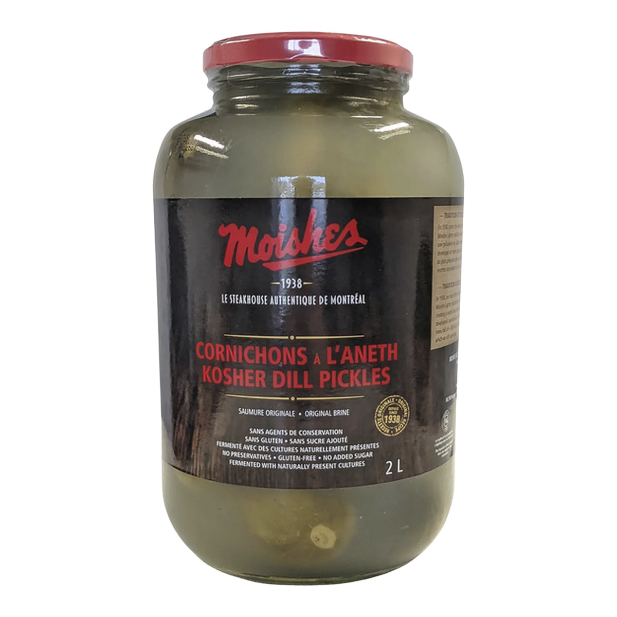 Moishes Dill Pickles, 2 L