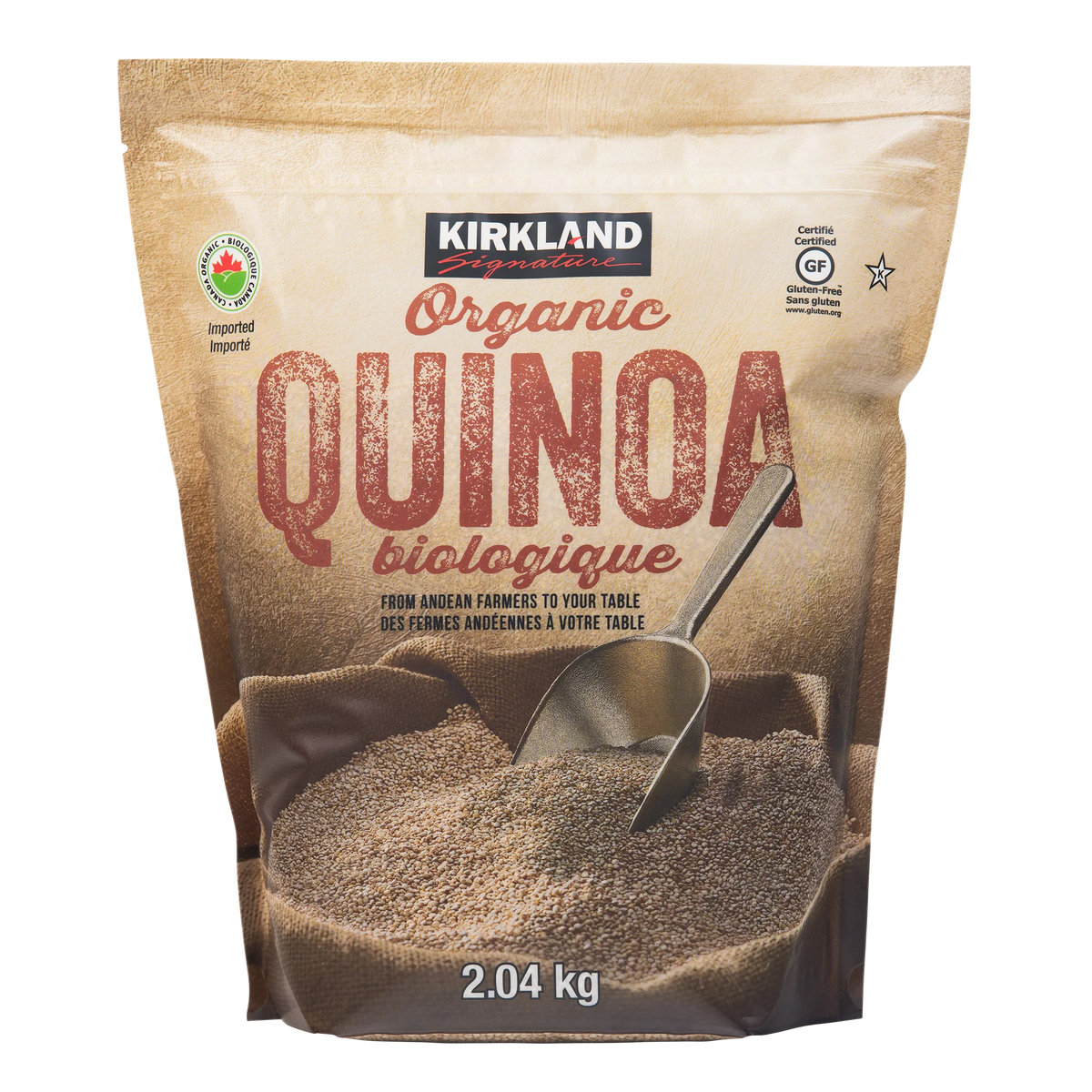 Kirkland Signature Organic Quinoa, 2.04 kg