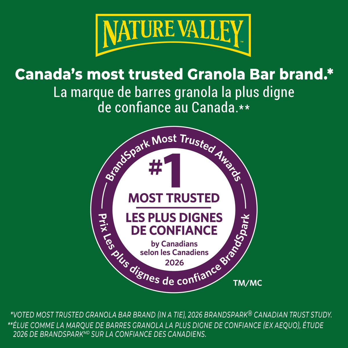 Nature Valley Crunchy Granola Bars, Oats 'n Dark Chocolate, 10 Bars, 210 g