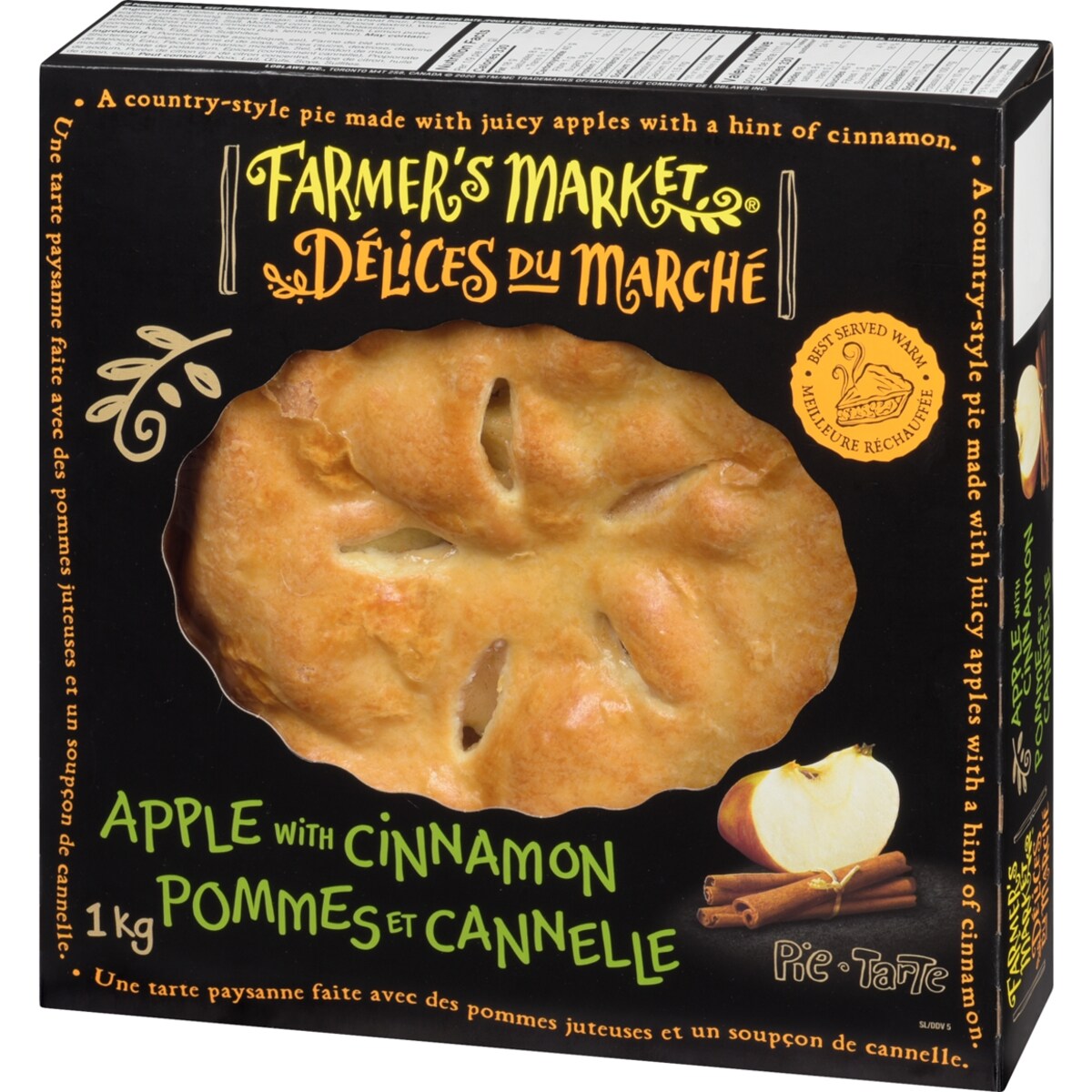 Farmer's Market Apple with Cinnamon Pie, 1 kg