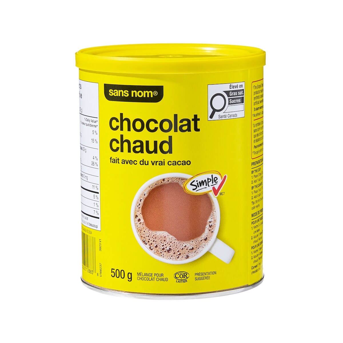 No Name Hot Chocolate Mix, 500 g