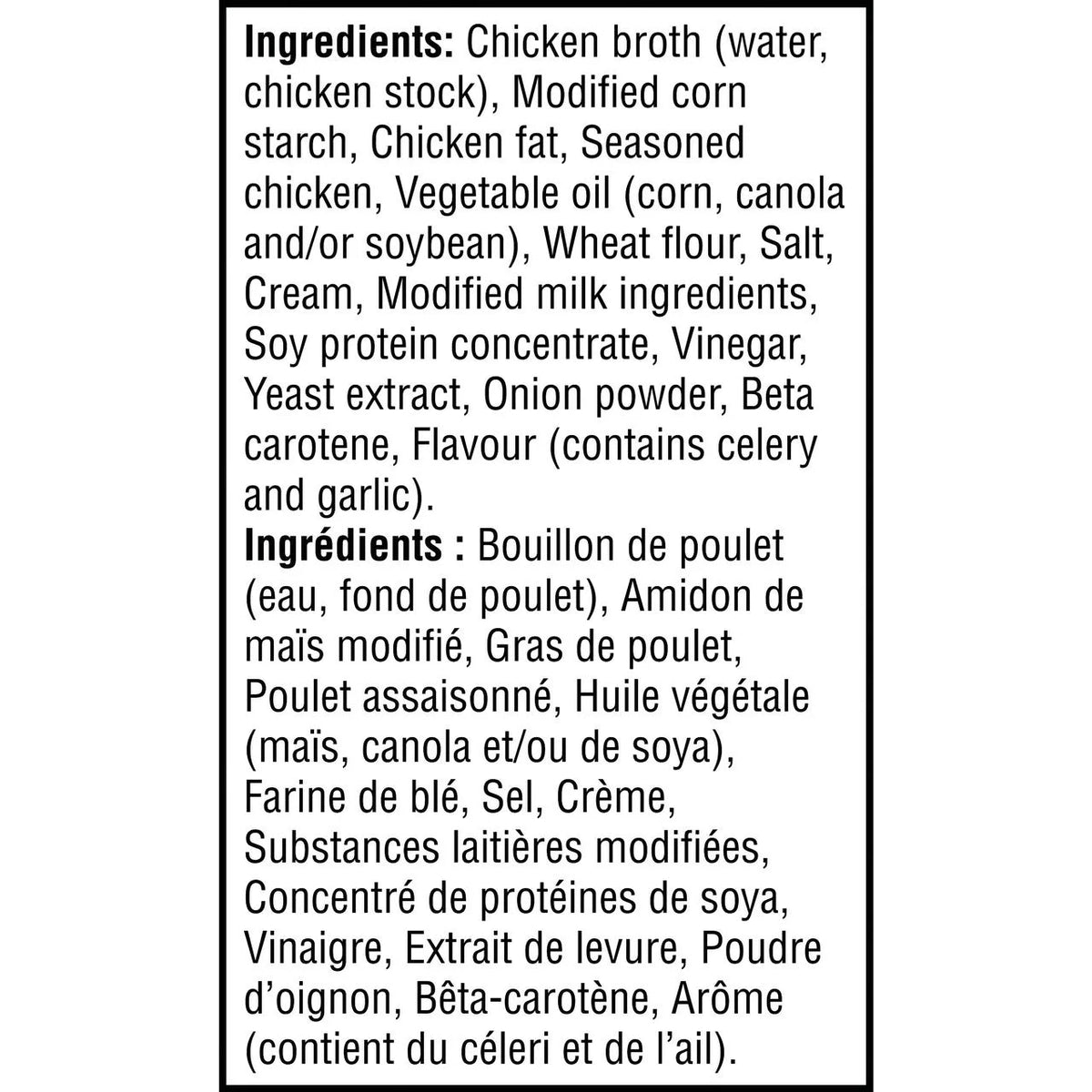 Campbell's Condensed Cream of Chicken Soup, 284 mL