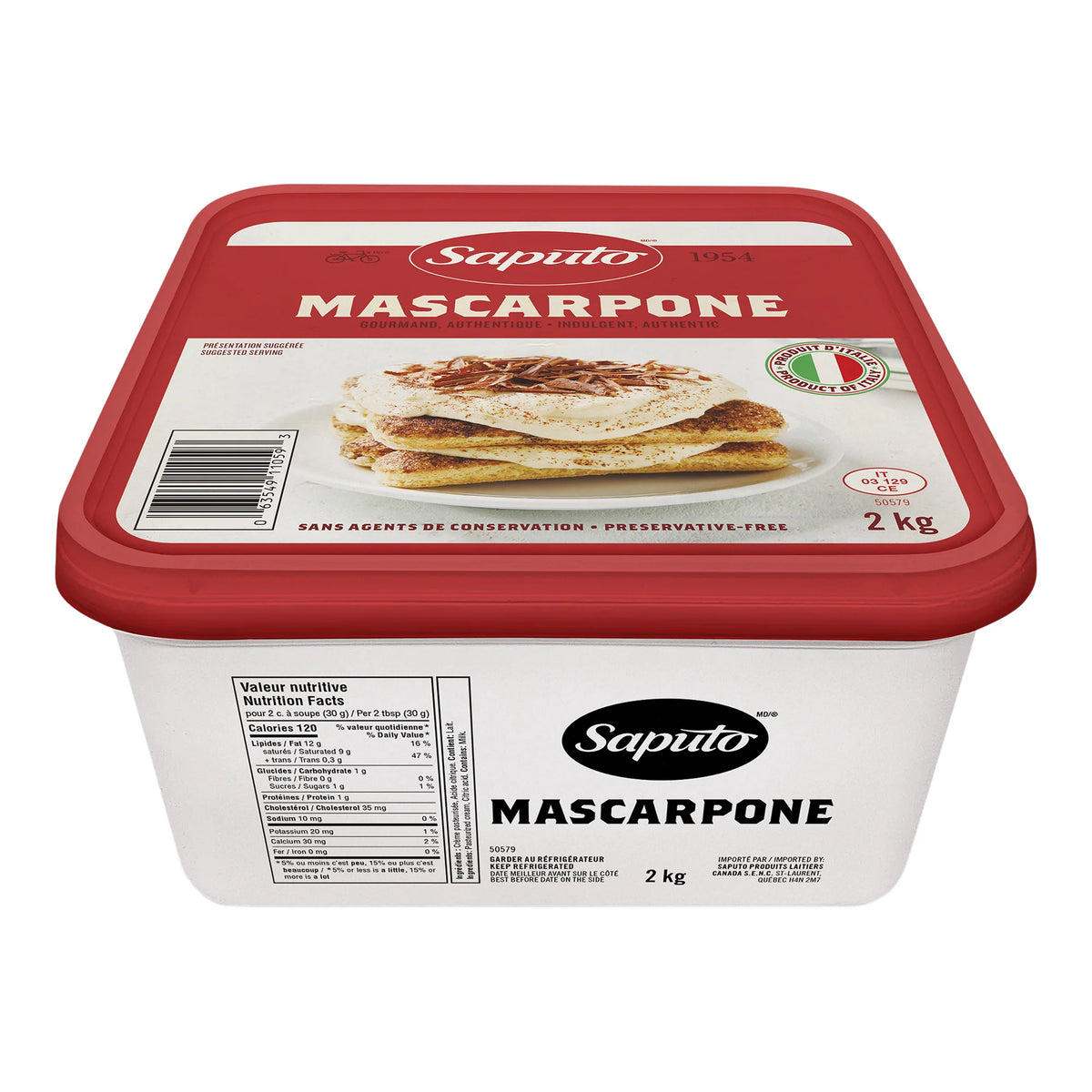 Saputo Mascarpone, 2 kg