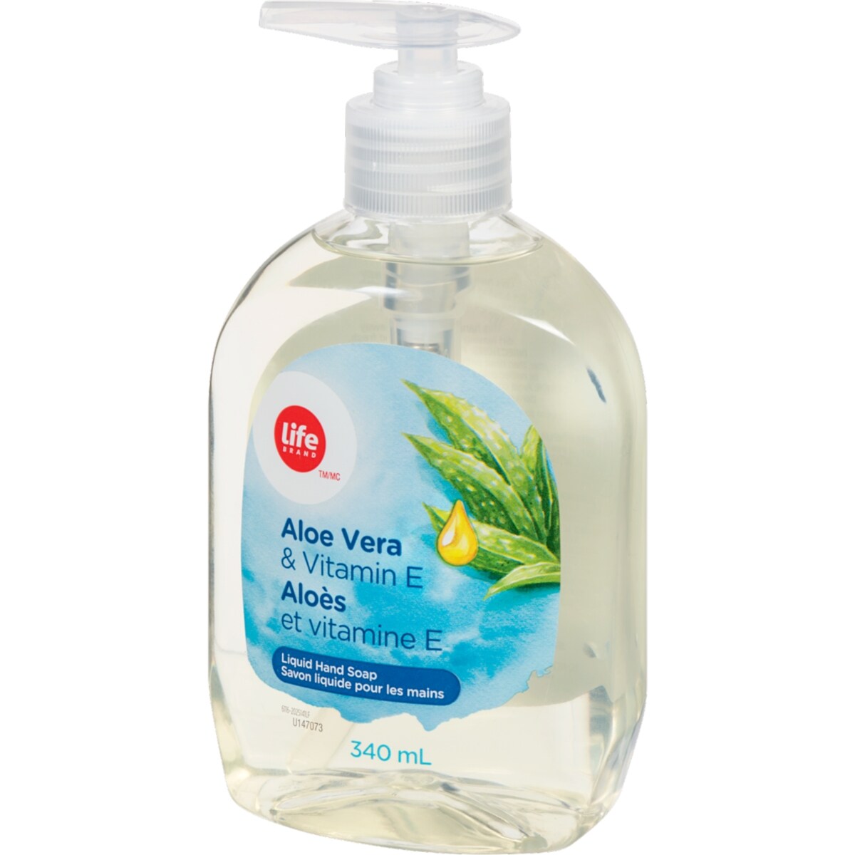 Life Brand Aloe Vera Hand Soap, 340 mL