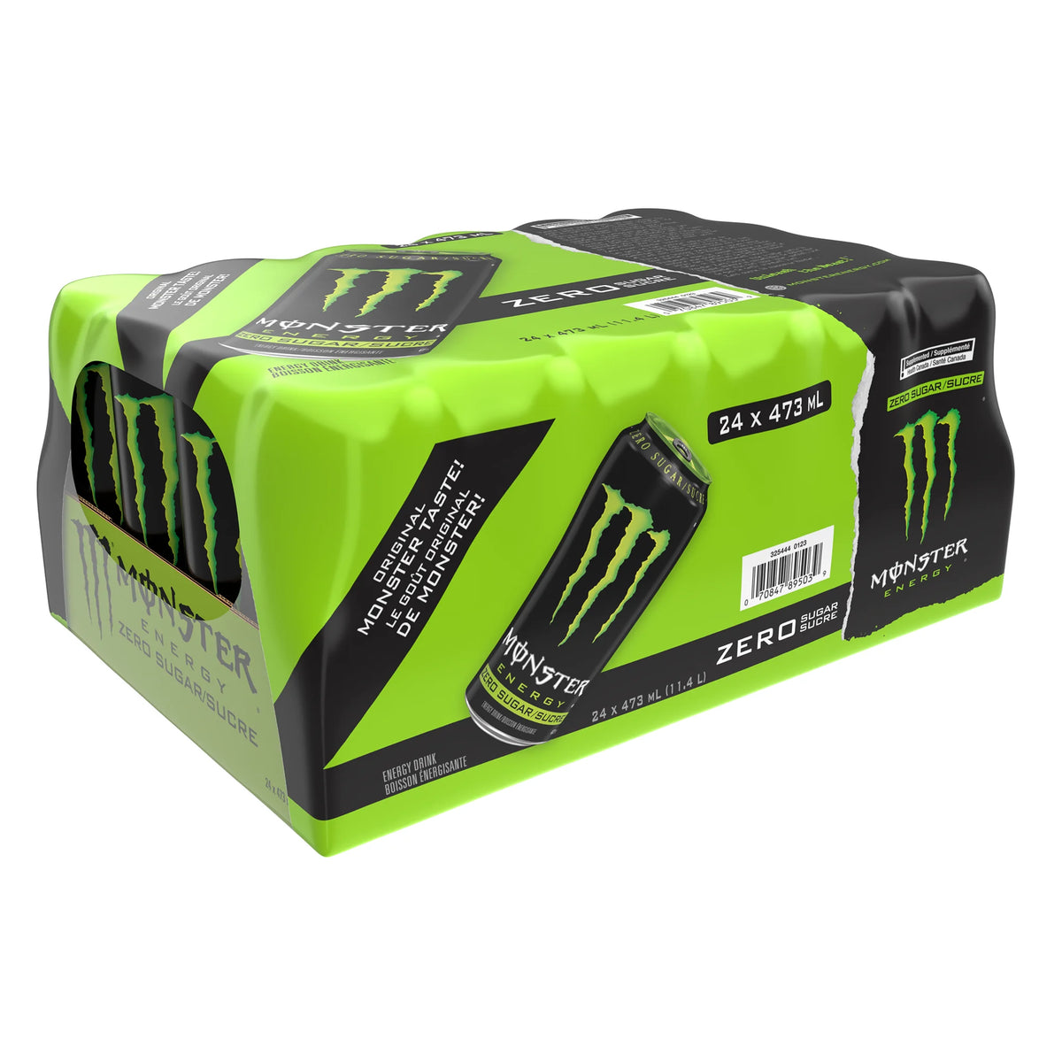 Monster Energy Zero Sugar, 24 × 473 mL