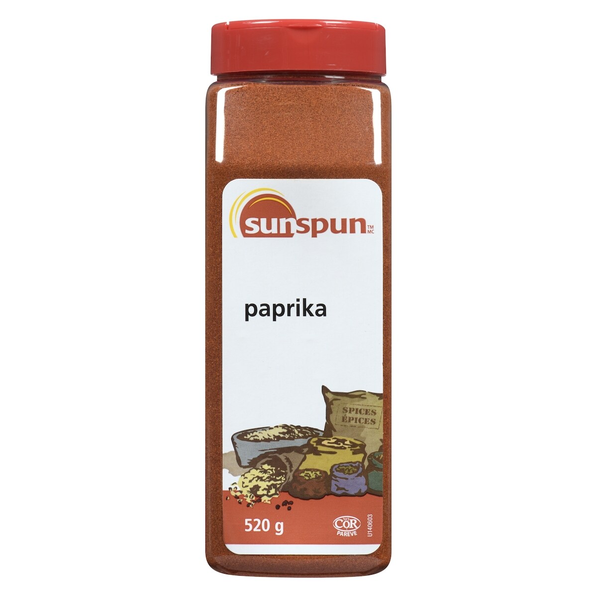 Sunspun Paprika, 520 g