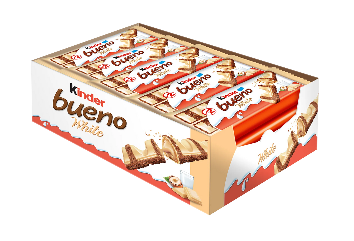 Kinder Bueno White Chocolate Bars, 20 × 39 g