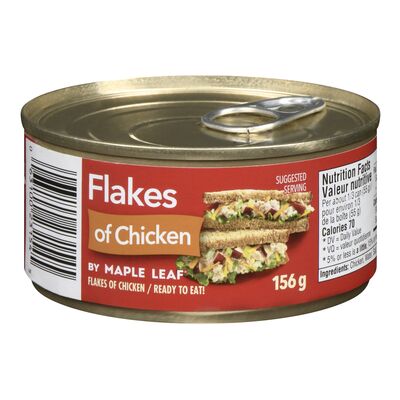 Maple Leaf Flakes of Chicken, 156 g