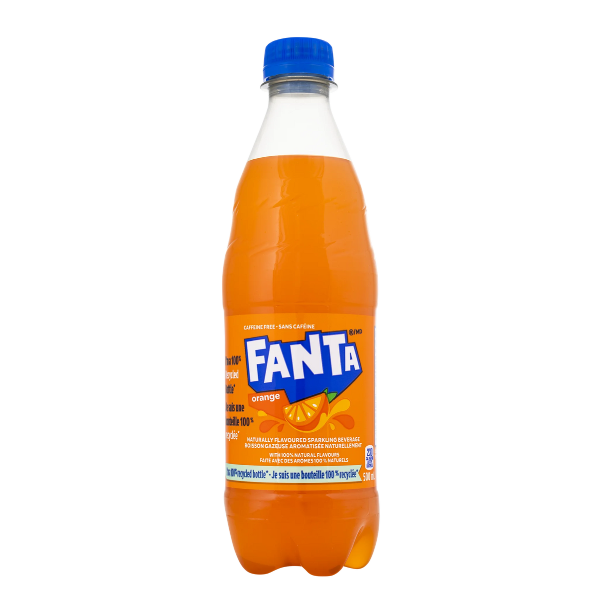 Fanta Orange Soda, 24 × 500 mL