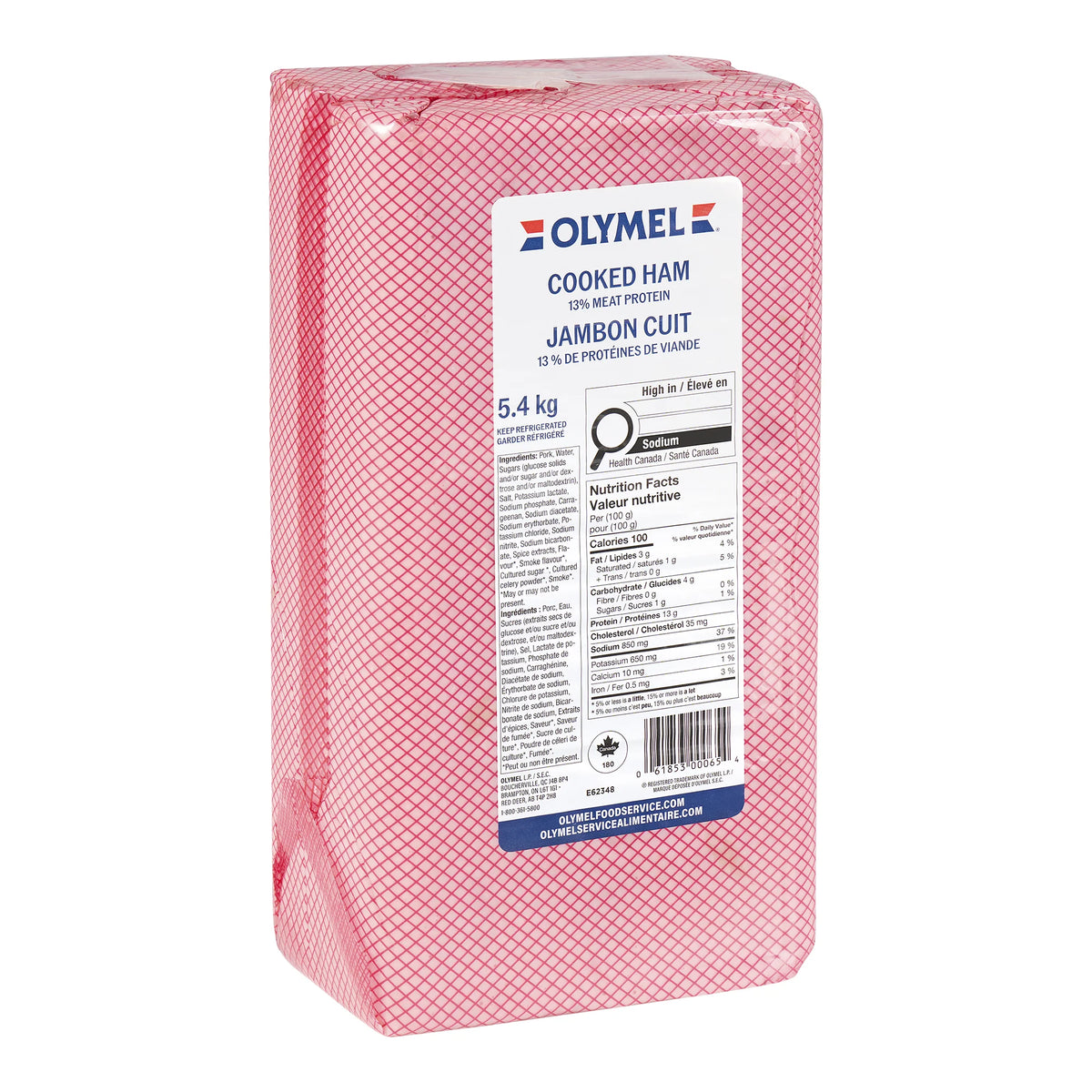 Super Prince Cooked Ham, 5.4 kg