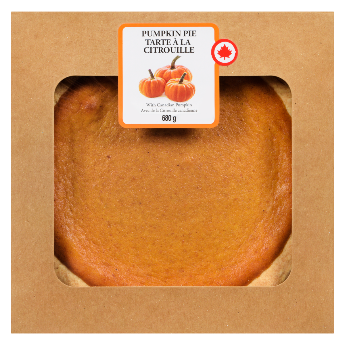 Pumpkin Pie, 8 Inch, 680 g