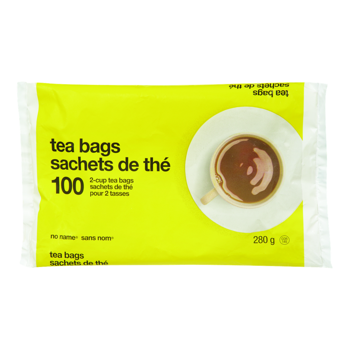 No Name 2-Cup Black Tea Bags, 100 count, 280 g