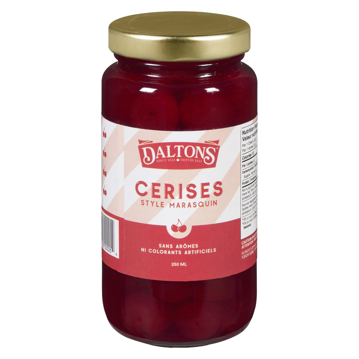 Daltons Maraschino-Style Cherries, 250 mL
