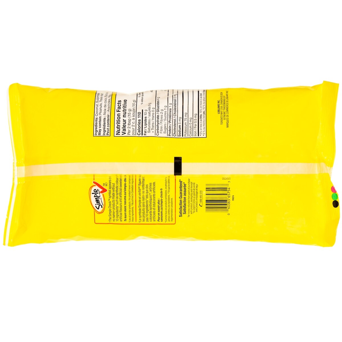No Name Unsweetened Medium Coconut, 400 g