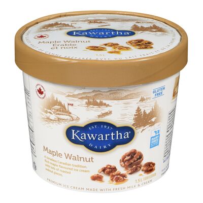 Kawartha Dairy Maple Walnut Ice Cream, 1.5 L