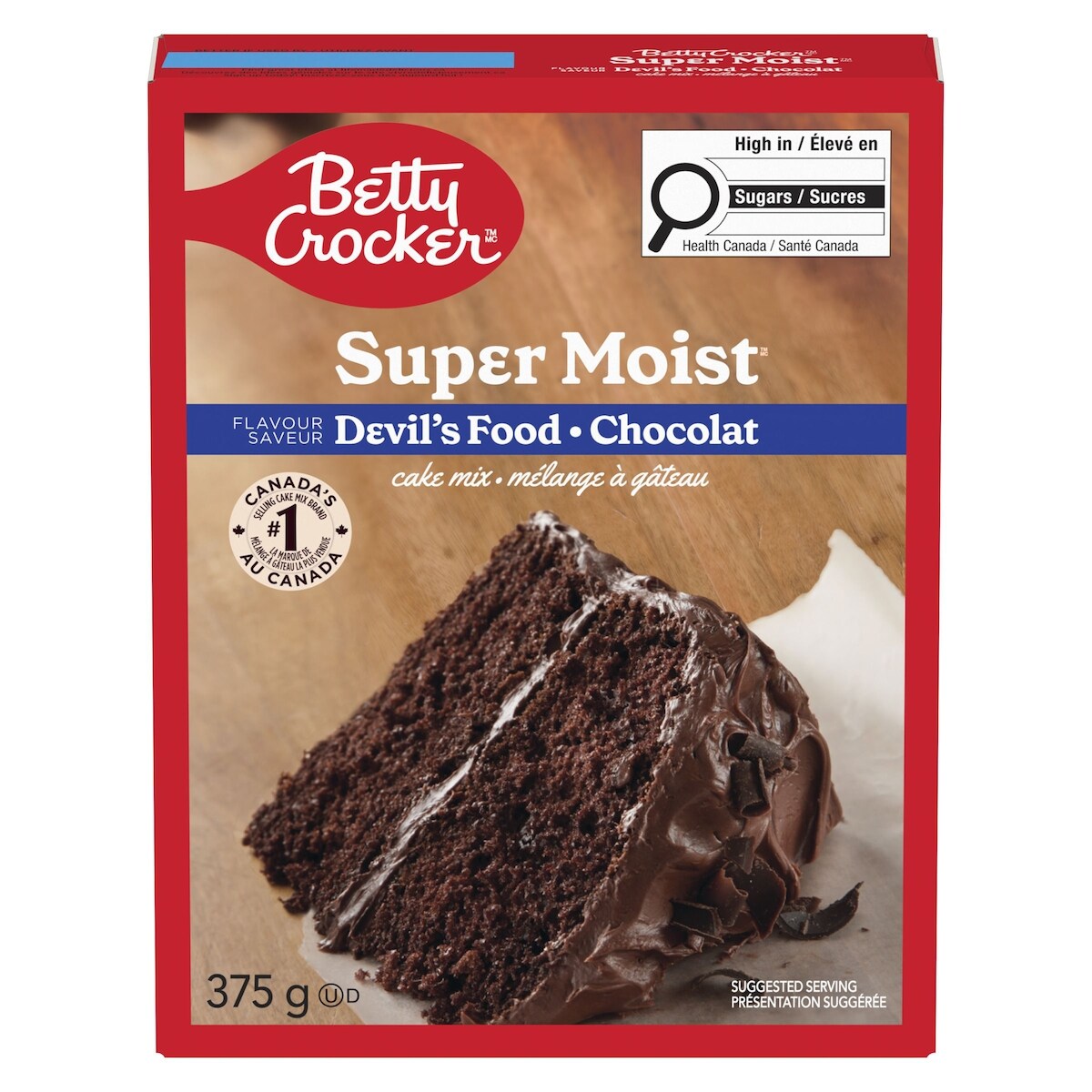 Betty Crocker Super Moist Cake Mix Devil's Food, 375 g