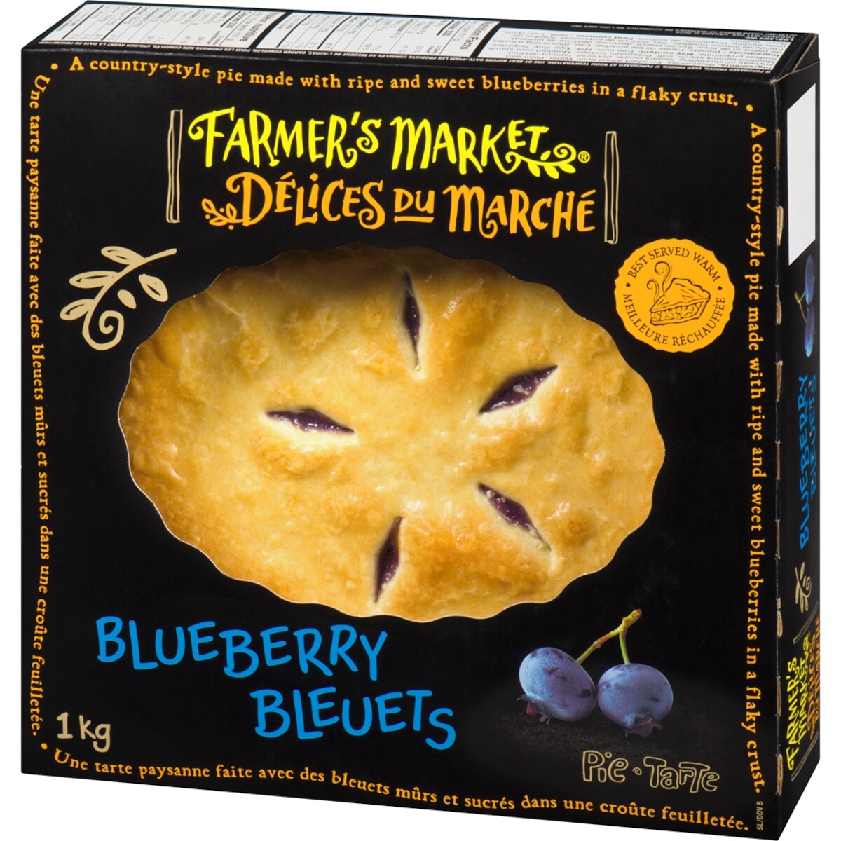 Farmer's Market Blueberry Pie, 1 kg