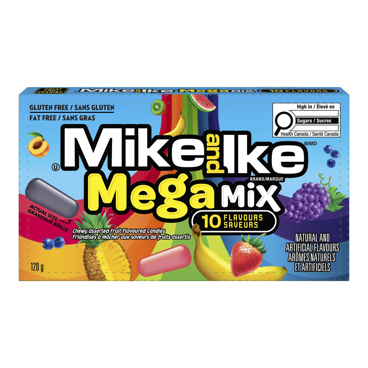 Mike and Ike Mega Mix, 12 × 120 g