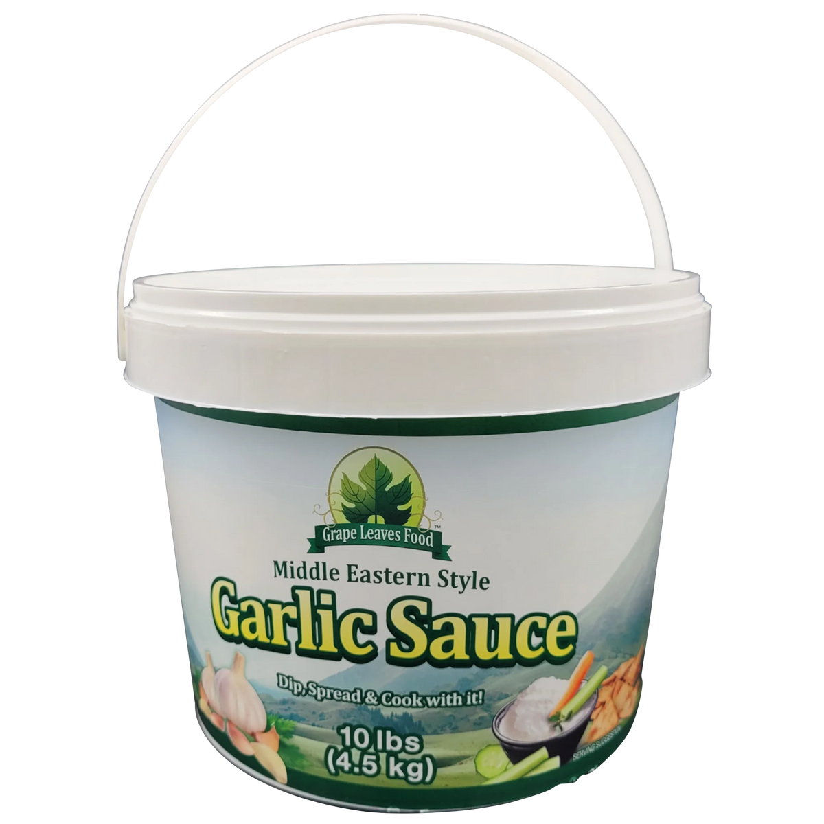 Grape Leaves Food Garlic Sauce, 4.5 kg